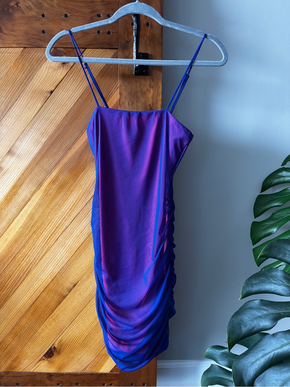 Fashion Nova Purple Bodycon Mini Dress Fits XS/S Festival